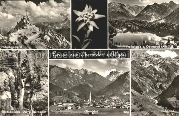 Oberstdorf Nebelhorngipfel Freibergsee Einödsbach