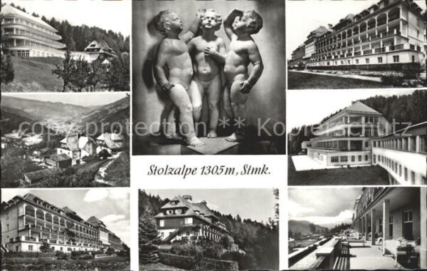 Stolzalpe Skulptur Gebäude