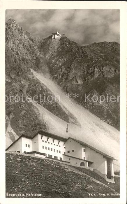Hafelekarspitze Seegrube Luftseilbahn