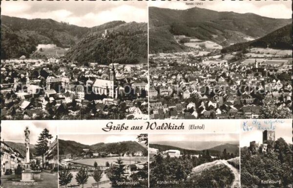 Waldkirch Breisgau Kastelburg Kandelhotel Kandel Sportanla