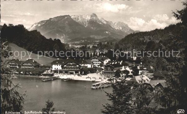 Koenigssee Schiffslände Untersberg
