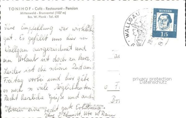 Mittenwald Bayern Tonihof Zugspitzgruppe Plattspitze Riff – Bild 2