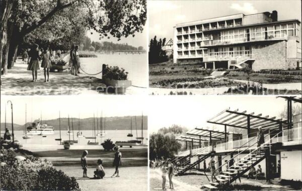 Balatonfuered Hafen Dampfer Gebäude