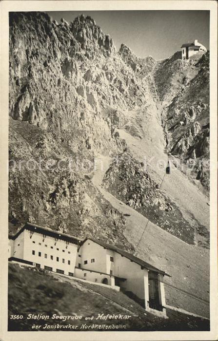 Hafelekarspitze Station Seegrube Innsbrucker Nordketten