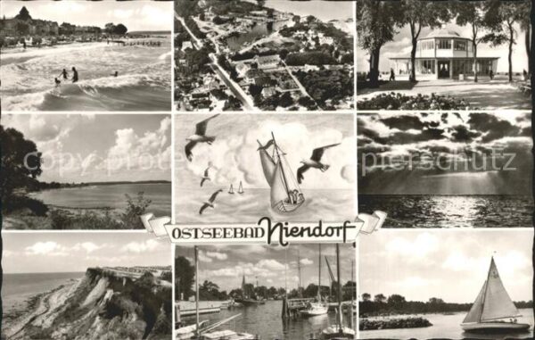 Niendorf Ostseebad Segelboot Hafen Möwe Strand
