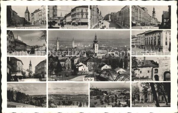 Wels Oberoesterreich Stadtplatz Ledererturm Marienwarte Thea