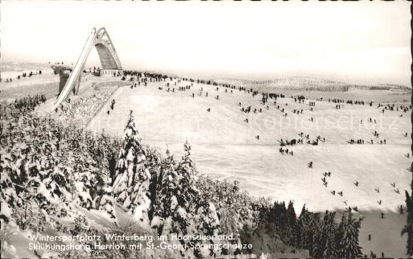 Winterberg Hochsauerland Skiübungshang Herrloh St Georg Sprungss