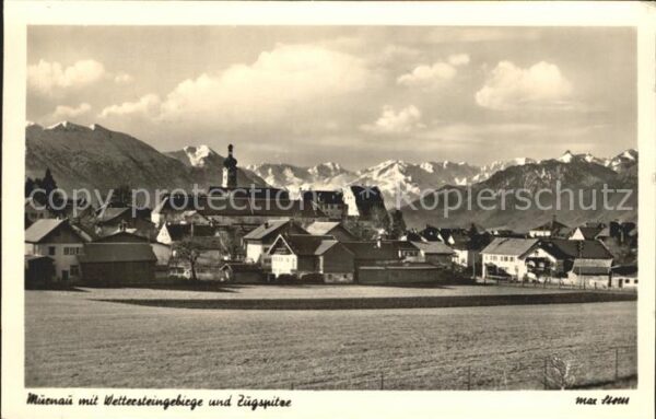 Murnau Staffelsee Wettersteingebirge Zugspitze