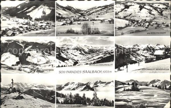 Saalbach-Hinterglemm Bernkogellift Zwölfer Penhab Hochalmspi