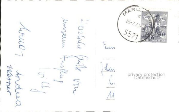 Mariapfarr Brunnen Kirche Inneres Lungen – Bild 2