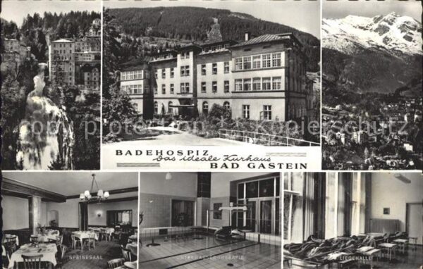 Bad Gastein Badehospiz Speisesaal Unterwasser Thera