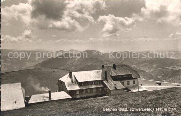 Belchen Baden Berghaus