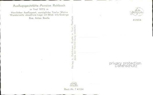 Rehbach Tirol Ausflugsgaststätte Sorgschrofen – Bild 2