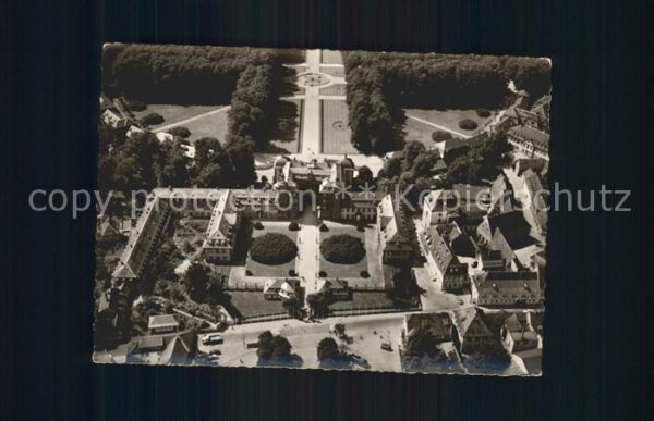 Schwetzingen Schloss Fliegeraufnahme