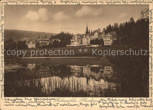 Hahnenklee-Bockswiese Harz Teilansicht Gebäude