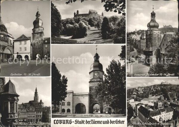 Coburg Veste Spitaltor Marktplatz