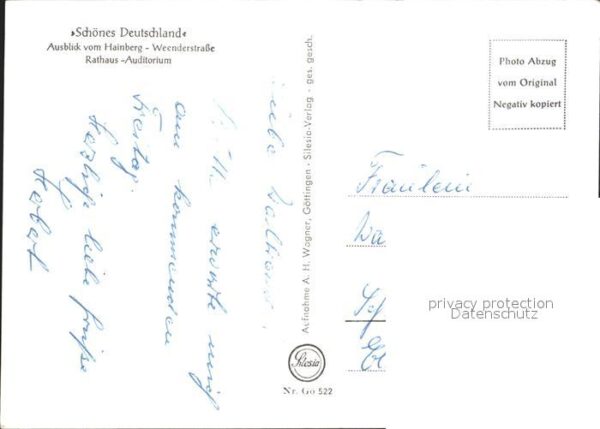 Goettingen Niedersachsen Hainberg Weenderstrasse Rathaus Auditor – Bild 2