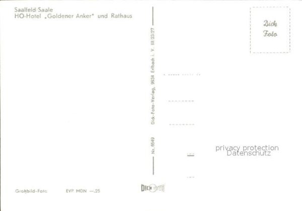Saalfeld Saale HO Hotel Goldener Anker Rathaus – Bild 2