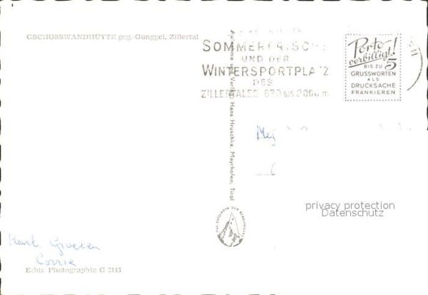 Gschoesswandhuette Zillertal Gunggel – Bild 2