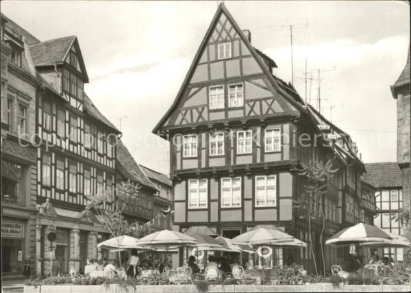 Quedlinburg Boulevard Cafe Markt