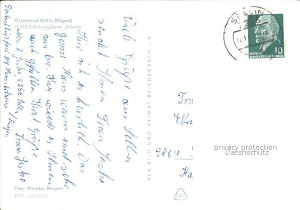Sellin Ruegen FDGB Erholungsheim Arkona – Bild 2