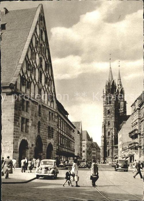Nuernberg Mauthalle Lorenzkirche