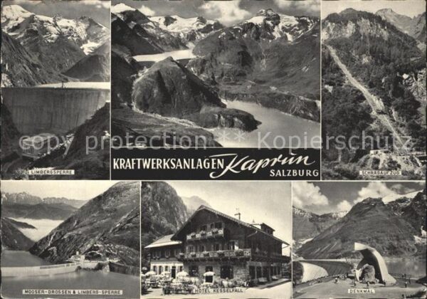 Kaprun Kraftwerksanlagen Schrägaufzug Denkmal