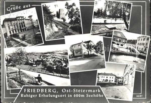 Friedberg Steiermark Rathaus Postamt Schwimmbad