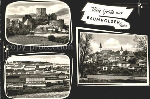 Baumholder Nahe Burgruine Ortsansichten