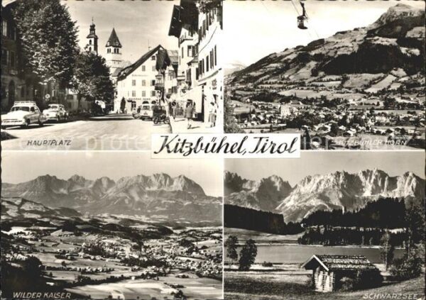 Kitzbuehel Tirol Kitzbühlerhorn Schwarzsee Wilder Kaiser