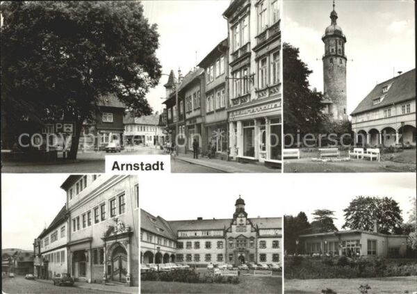 Arnstadt Ilm Fleischergasse Neideckturm Marktplatz