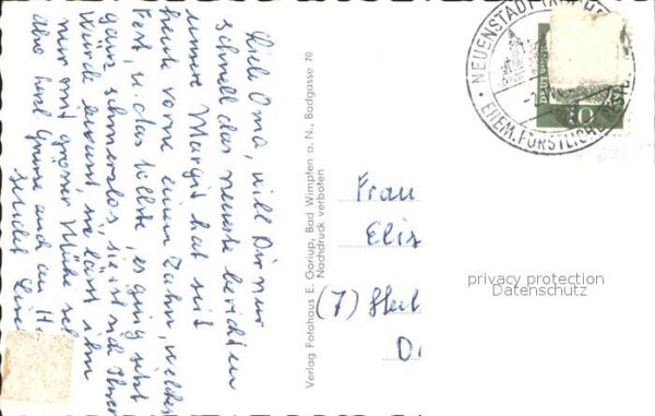 Bad Wimpfen Kurmittelhaus Erich Sailer Heim Raum In – Bild 2