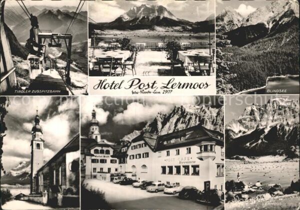 Lermoos Tirol Hotel Post Tiroler Zugspitzbahn Blindse