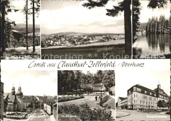 Clausthal-Zellerfeld Spiegeltaler Teich Bergakademie Brocken