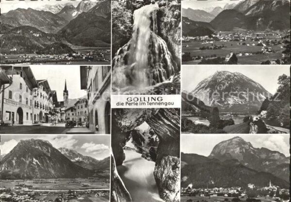 Golling Salzach Dachstein Wasserfall St Nikolaus Markts