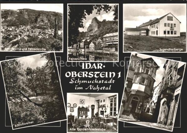 Idar-Oberstein Jugendherberge Felsenkirche Schlossruin