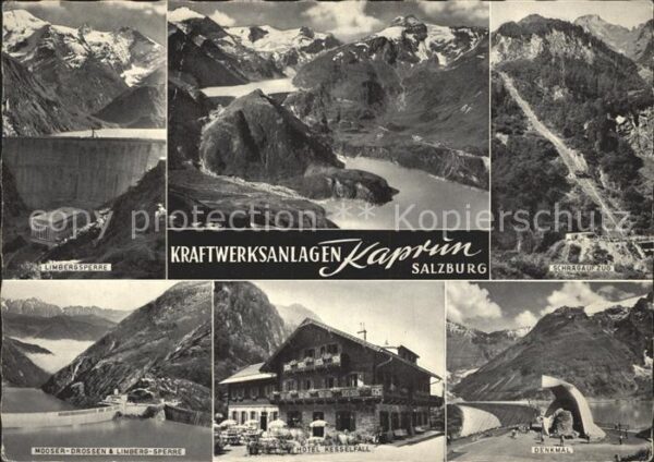 Kaprun Kraftwerksanlagen Schrägaufzug Denkmal