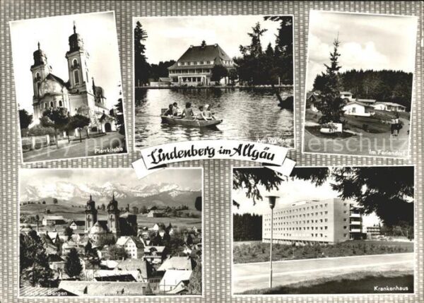 Lindenberg Allgaeu Feriendorf Krankenhaus Pfarrkirche Wald
