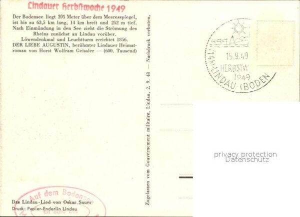 Lindau Bodensee Siebsturm Peterskirche Altes Rathaus – Bild 2
