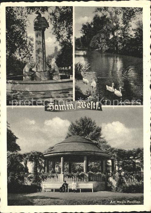Hamm Westfalen Nordring Musik Pavillon Bärenbrunnen