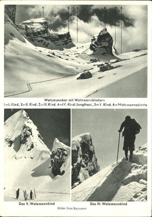 Watzmann Watzmannkar Watzmannkinder Ski Führungs