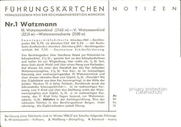 Watzmann Watzmannkar Watzmannkinder Ski Führungs – Bild 2