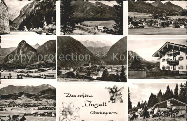 Inzell Panorama Ortsansichten Dorfmotive