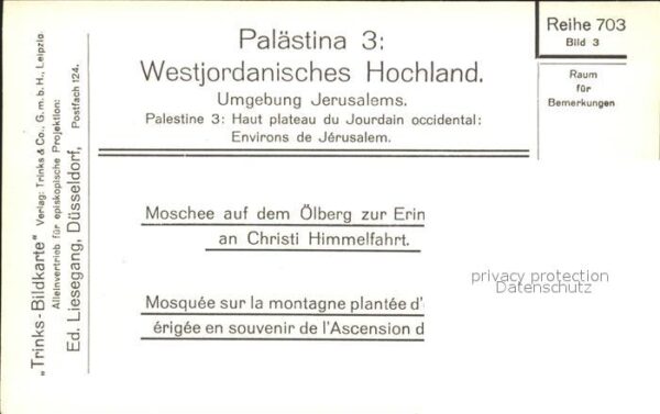 Palaestina Mosche auf dem Ölberg – Bild 2
