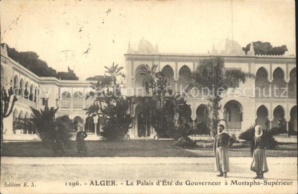 Alger Algerien Le Palais d_Ete du Gouverneur a Mustaph