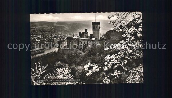 Stolzenfels Burg Stolzenfels am Rhein mit Oberlahns