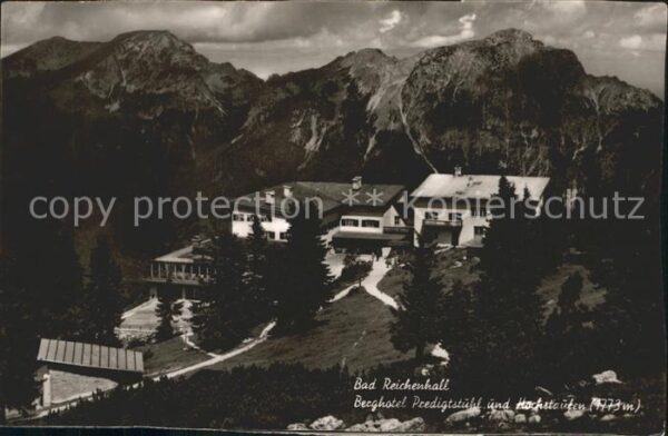 Bad Reichenhall Berghotel Predigtstuhl und Hochstaufen