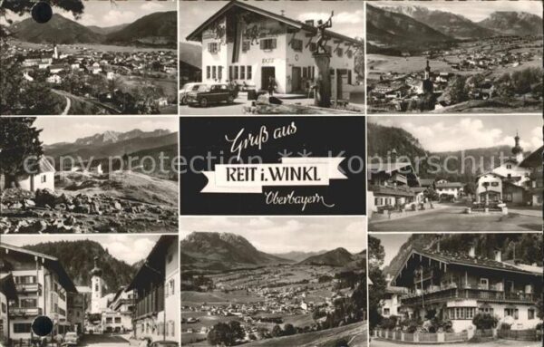 Reit Winkl Panorama Orts und Teilansichten Dorfmot