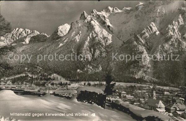 Mittenwald Karwendel Tirol mit Wörner