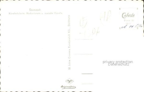Darmstadt Künstlerkolonie Hochzeitsturm und russi – Bild 2